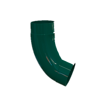 Колено трубы 72° (алюминий 0,7 мм), типоразмер 100, зеленый, LINKOR